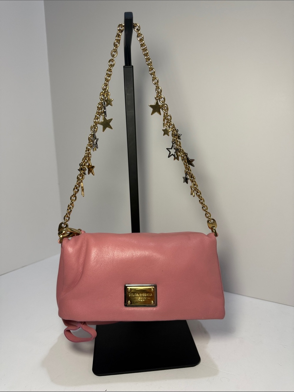 Dolce & Gabbana Nappa Piuma Rosa Lambskin Mini Baguette Bag - Picture 3 of 13